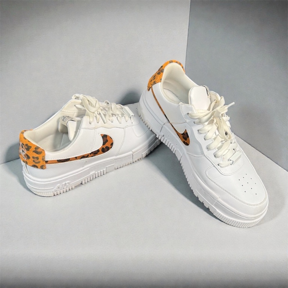 Women's Nike AF1 Leopard Print Sneakers